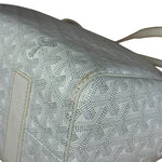 Goyard White Goyardine Sac Rouette PM Shoulder Tote