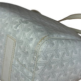 Goyard White Goyardine Sac Rouette PM Shoulder Tote