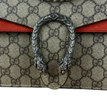 Gucci Red/Beige Dionysus GG Supreme Shoulder Bag