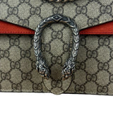 Gucci Red/Beige Dionysus GG Supreme Shoulder Bag
