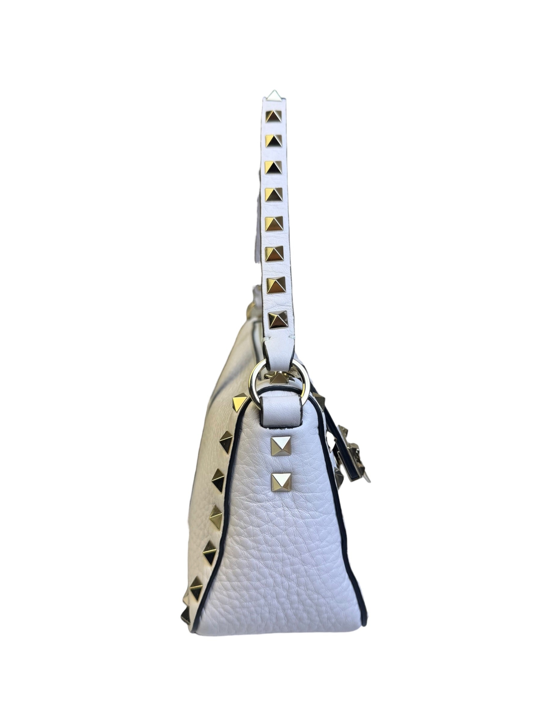 Valentino Garavani Calfskin Small Rockstud Two-Way Bag