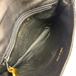 Chanel Black Patent Leather Belt Bag 1995