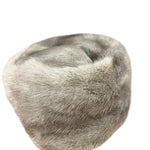 Vintage Clip-in Grey Fur Hat