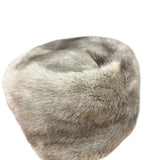 Vintage Clip-in Grey Fur Hat