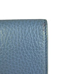 Gucci Blue Leather Marmont Card Case Wallet