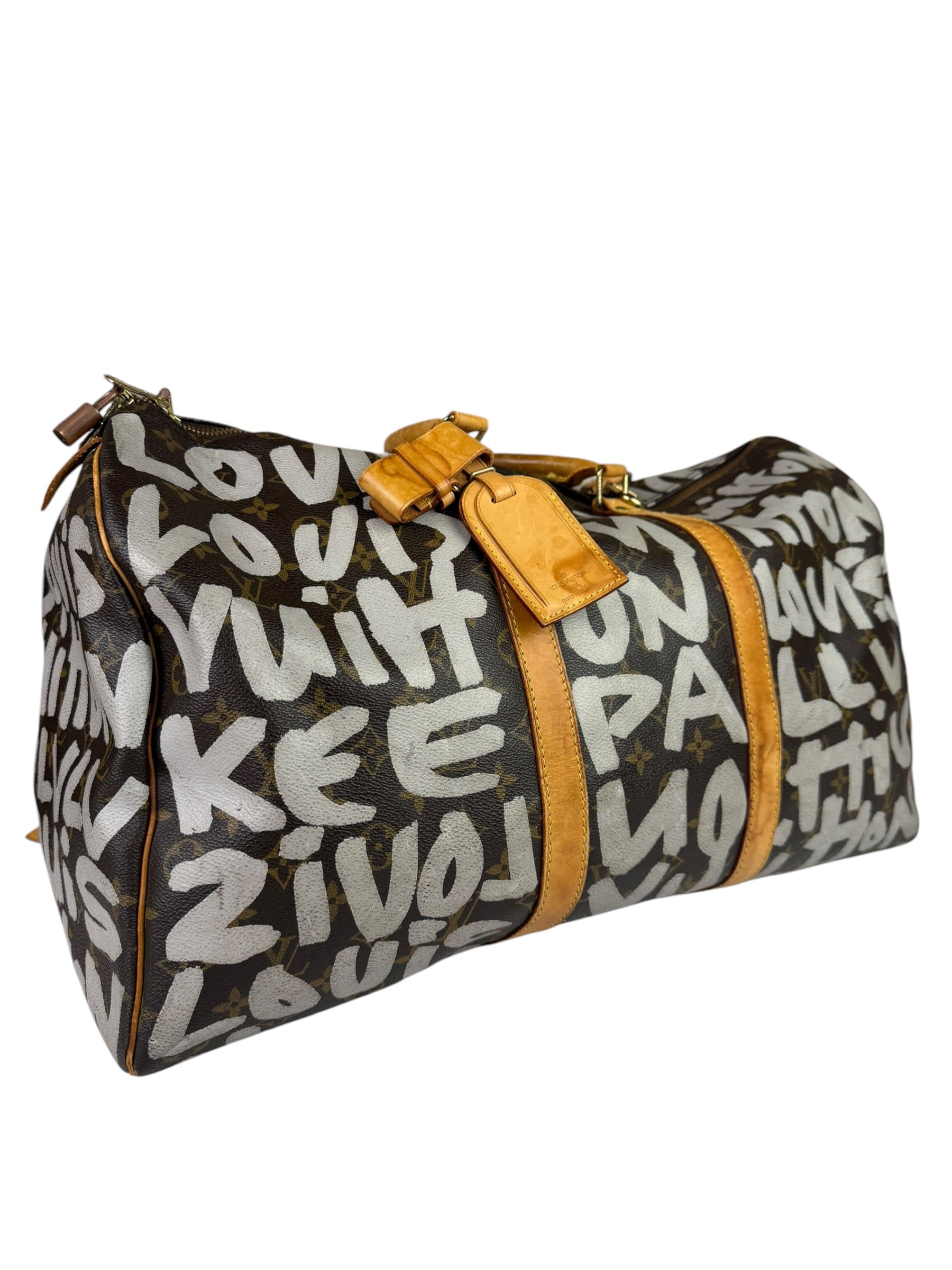 Louis Vuitton x Stephen Sprouse Monogram Graffiti Keepall 50