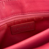 Chanel Pink Quilted Leather Accordion Flap Bag 2014