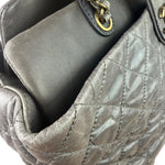 Chanel Grey Quilted Calfskin Paris-Bombay Bindi Two-Way Tote 2012