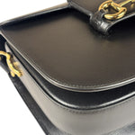 Gucci Black Leather Horsebit 1955 Shoulder Bag