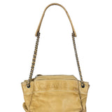 Chanel Warm Beige Leather LAX Accordion Shoulder Bag 2003