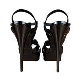 Saint Laurent Tribute Patent Leather Black Heels