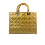 Christian Dior Gold Patent L Lady Dior