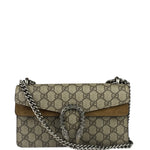 Gucci Beige Leather GG Dionysus Shoulder Bag