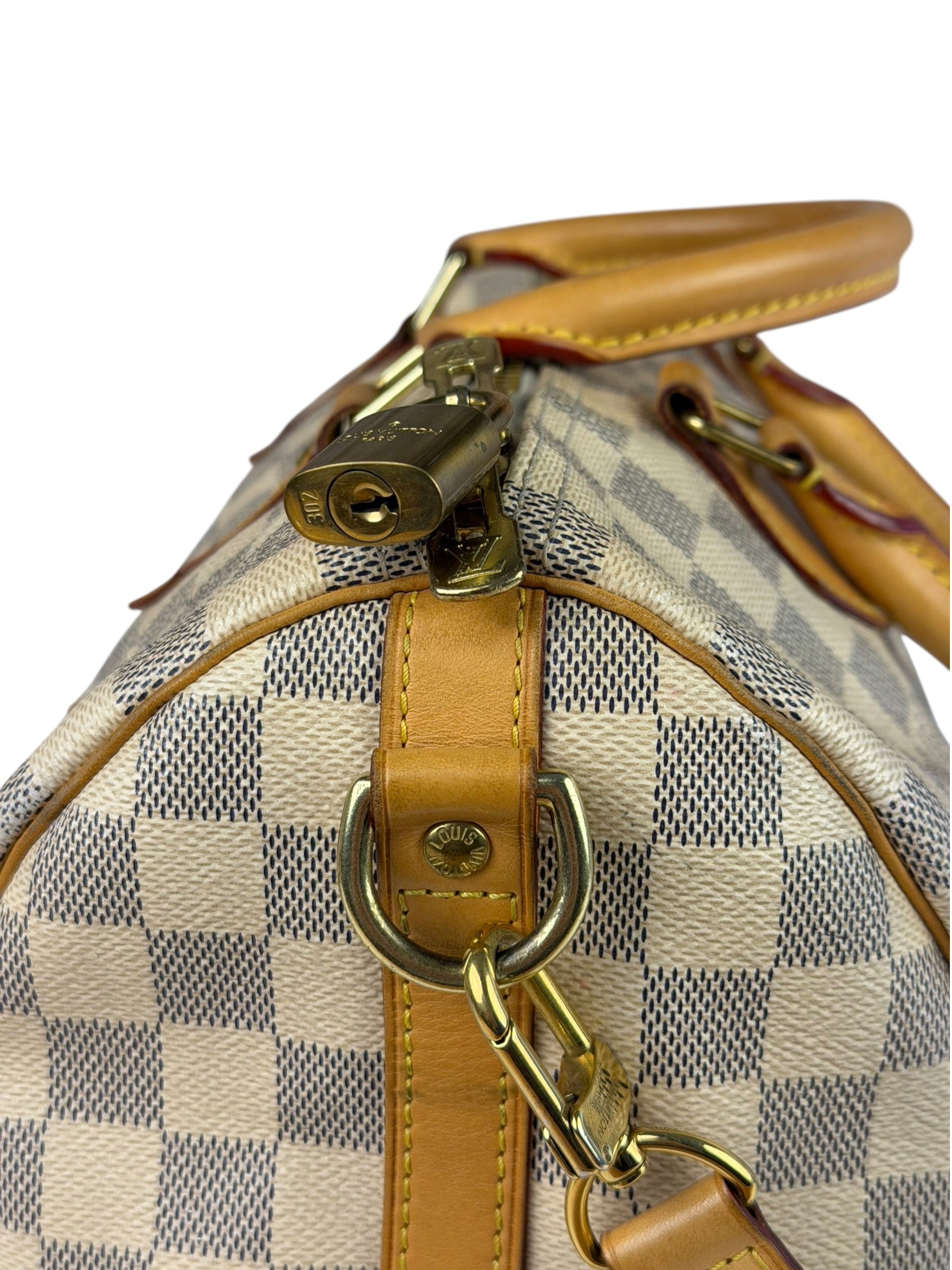 Louis Vuitton Damier Azur Speedy 30 Bandouliere