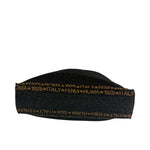 Fendi Black Straw Roma 1925 Tote