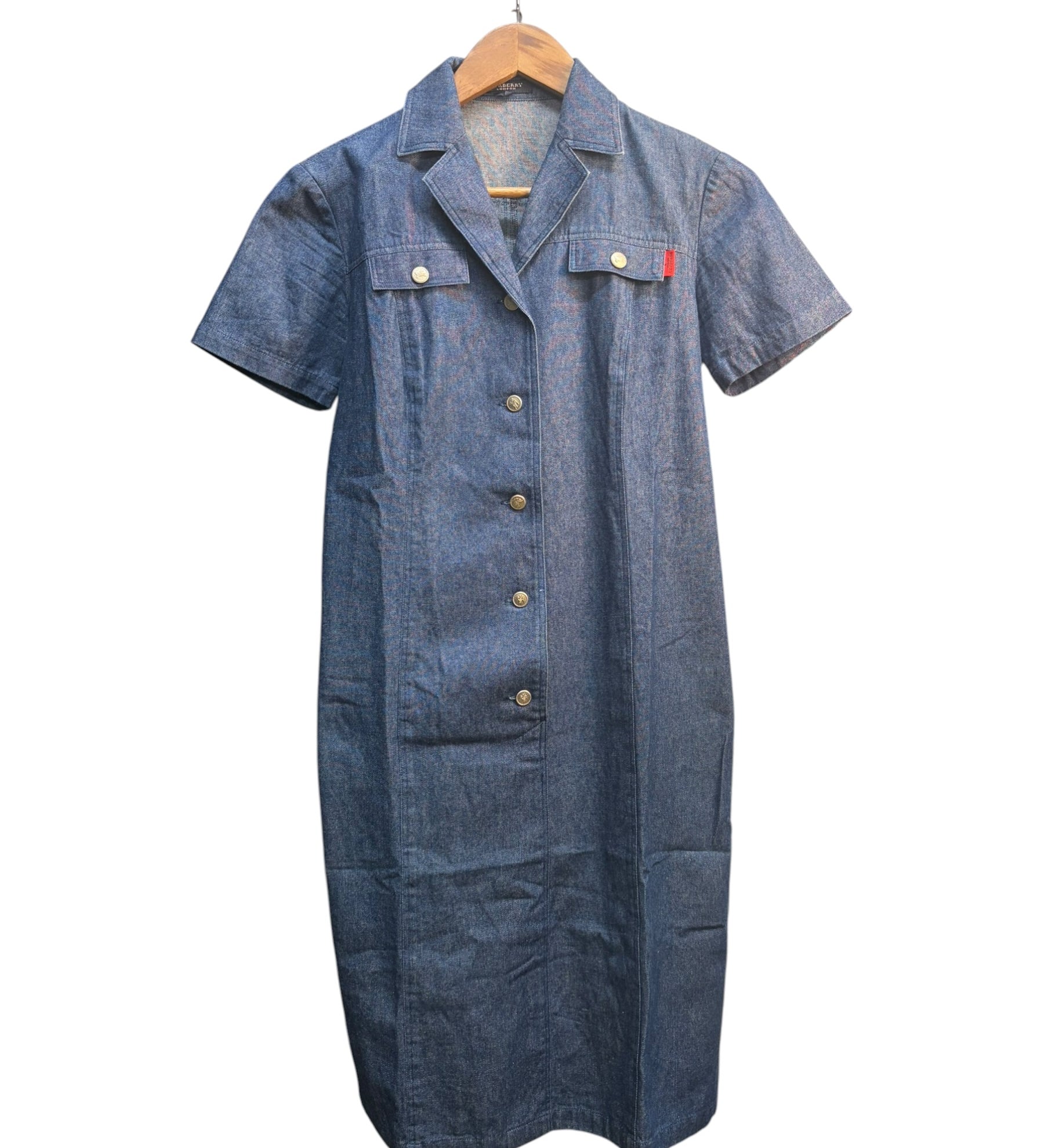 Burberry Blue Denim Short-Sleeve