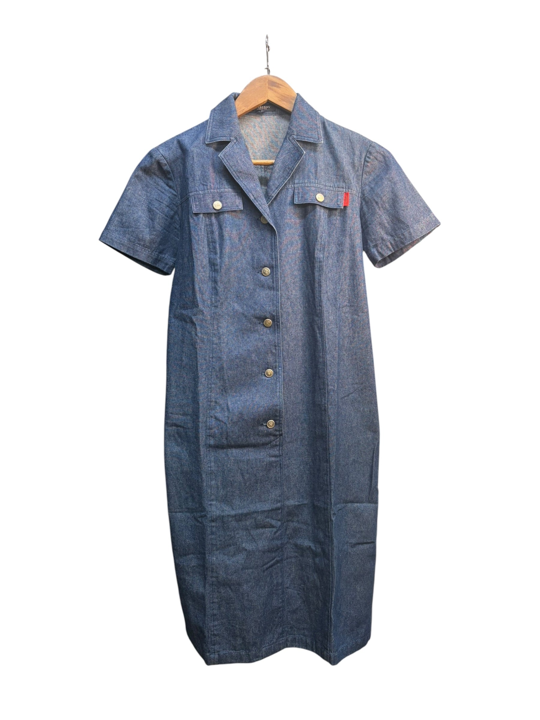 Burberry Blue Denim Short-Sleeve