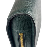 Louis Vuitton Green Taiga Leather Baikal Clutch