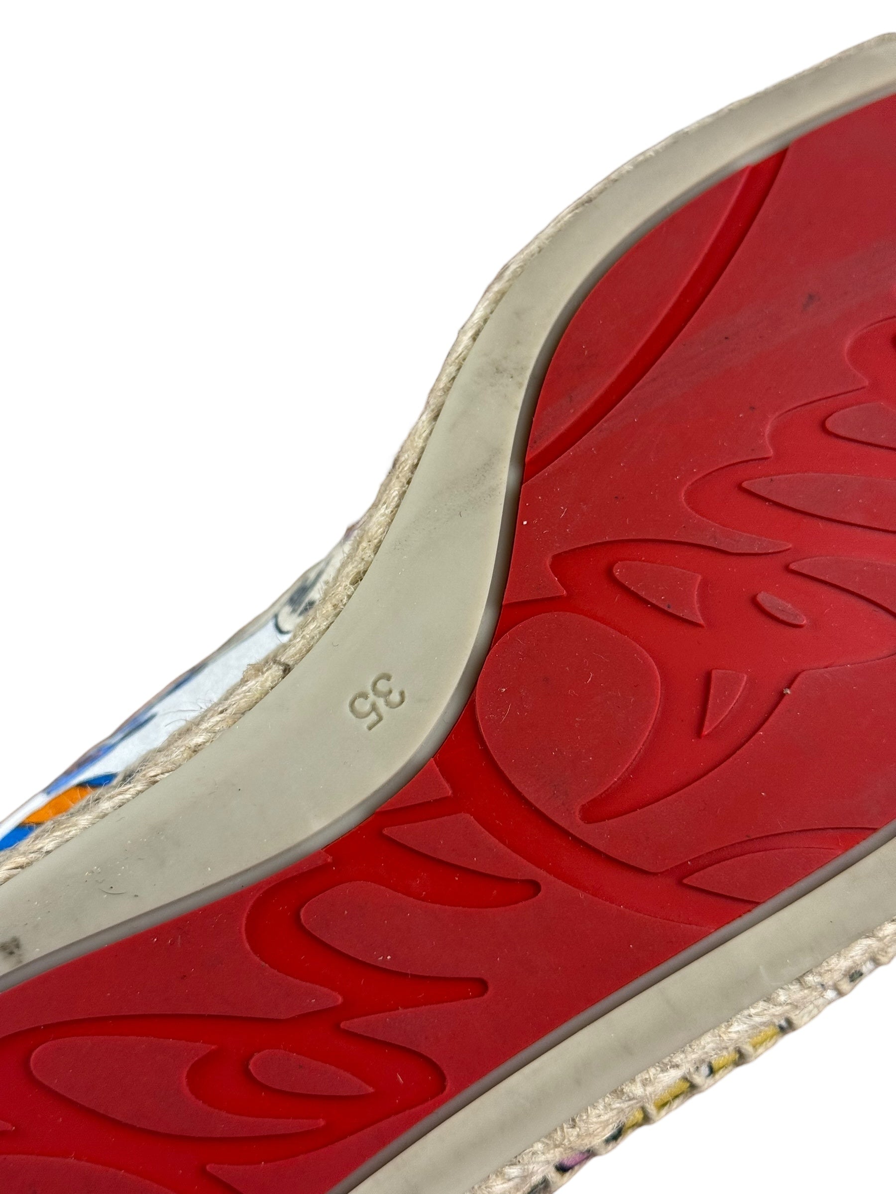 Christian Louboutin Patterned Flat Espadrilles