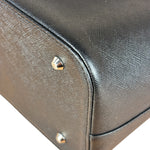 Burberry Black Saffiano Leather Tote Bag