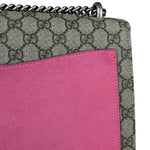 Gucci Pierced Heart Patches Dionysus Chain Shoulder Bag