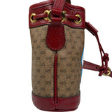Gucci x Doraemon Bicolor Mini GG Supreme Bucket Bag