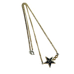 Chanel Vintage Coco Enamel Star Pendant Necklace