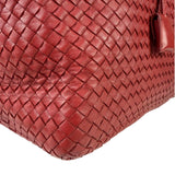 Bottega Veneta Red Intrecciato Montaigne Bag