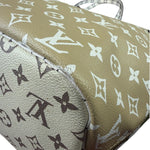 Louis Vuitton Olive Green/Beige Monogram Giant Neverfull MM