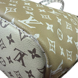 Louis Vuitton Olive Green/Beige Monogram Giant Neverfull MM