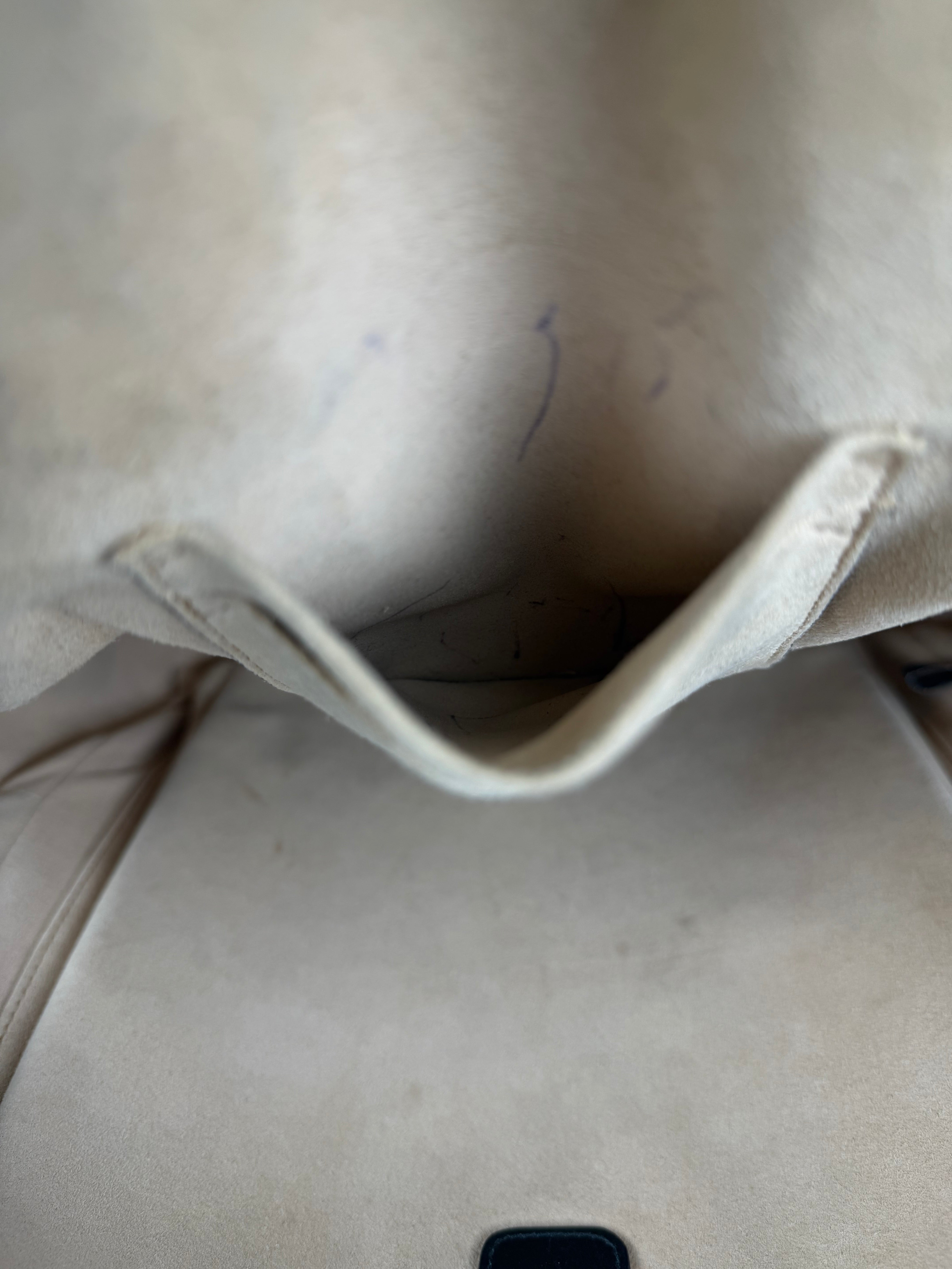 Gucci Black Chevron Leather Backpack