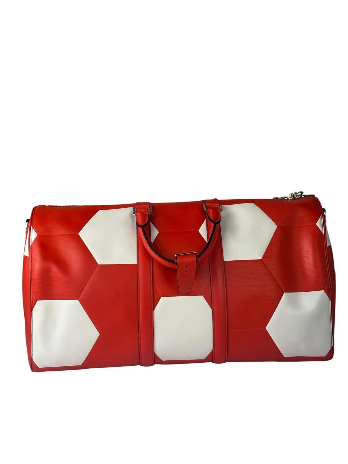 Louis Vuitton x FIFA World Cup Red Keepall Bandouliere 50