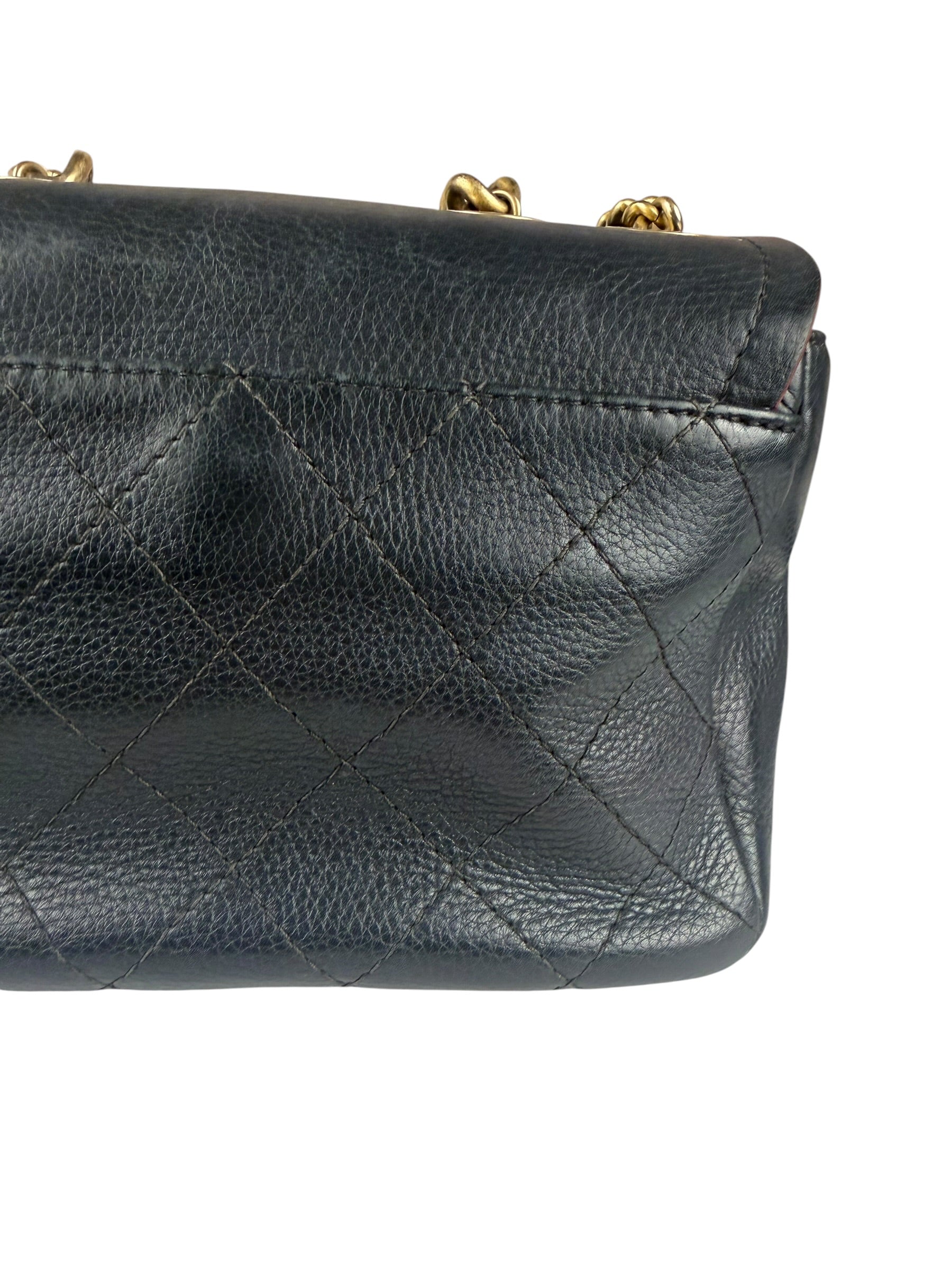 Chanel Black Quilted Archi Chic Flap Bag 2017