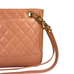 Chanel Pink Caviar Quilted Leather Petit Timeless Tote Early 2000's