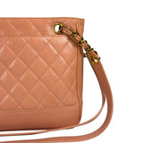 Chanel Pink Caviar Quilted Leather Petit Timeless Tote Early 2000's