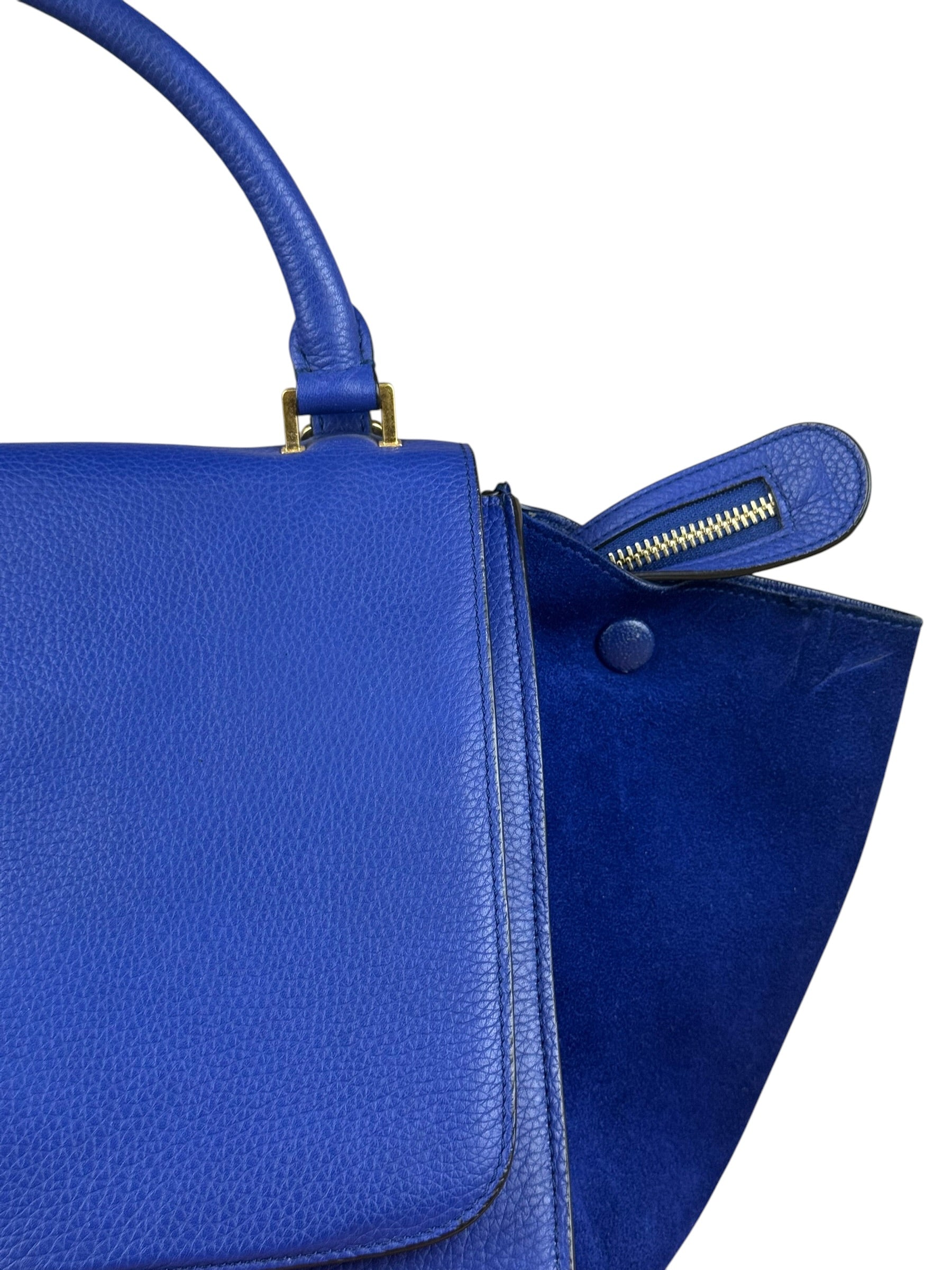 Celine Blue Trapeze Two-Way Bag