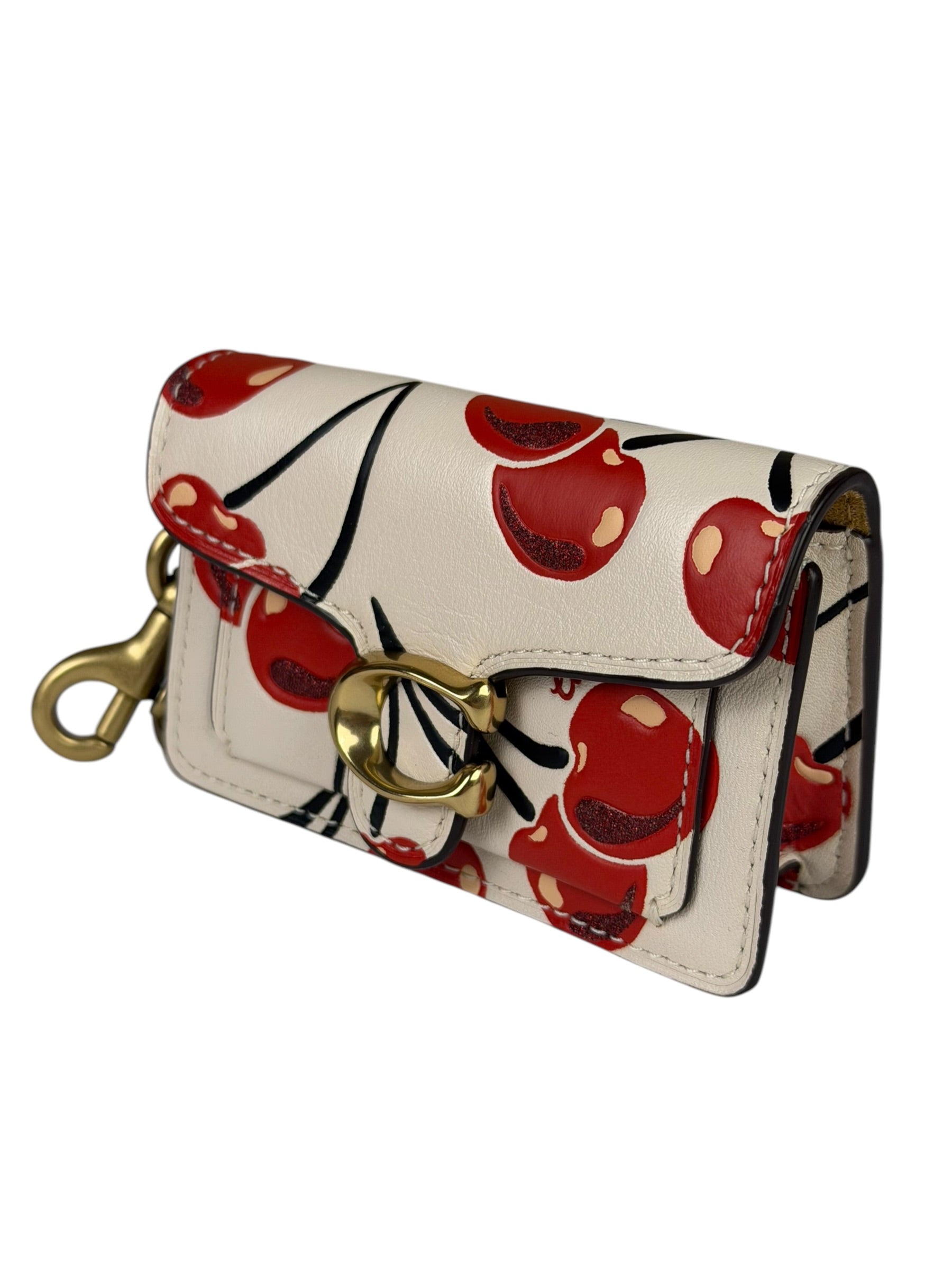 Coach Mini Tabby Bag Cherry Print Charm