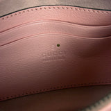 Gucci Pink Leather Aphrodite Shoulder Bag