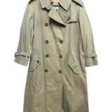 Burberry Vintage Sage Green Trench Coat