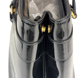Gucci Vintage Black Patent Leather Tote
