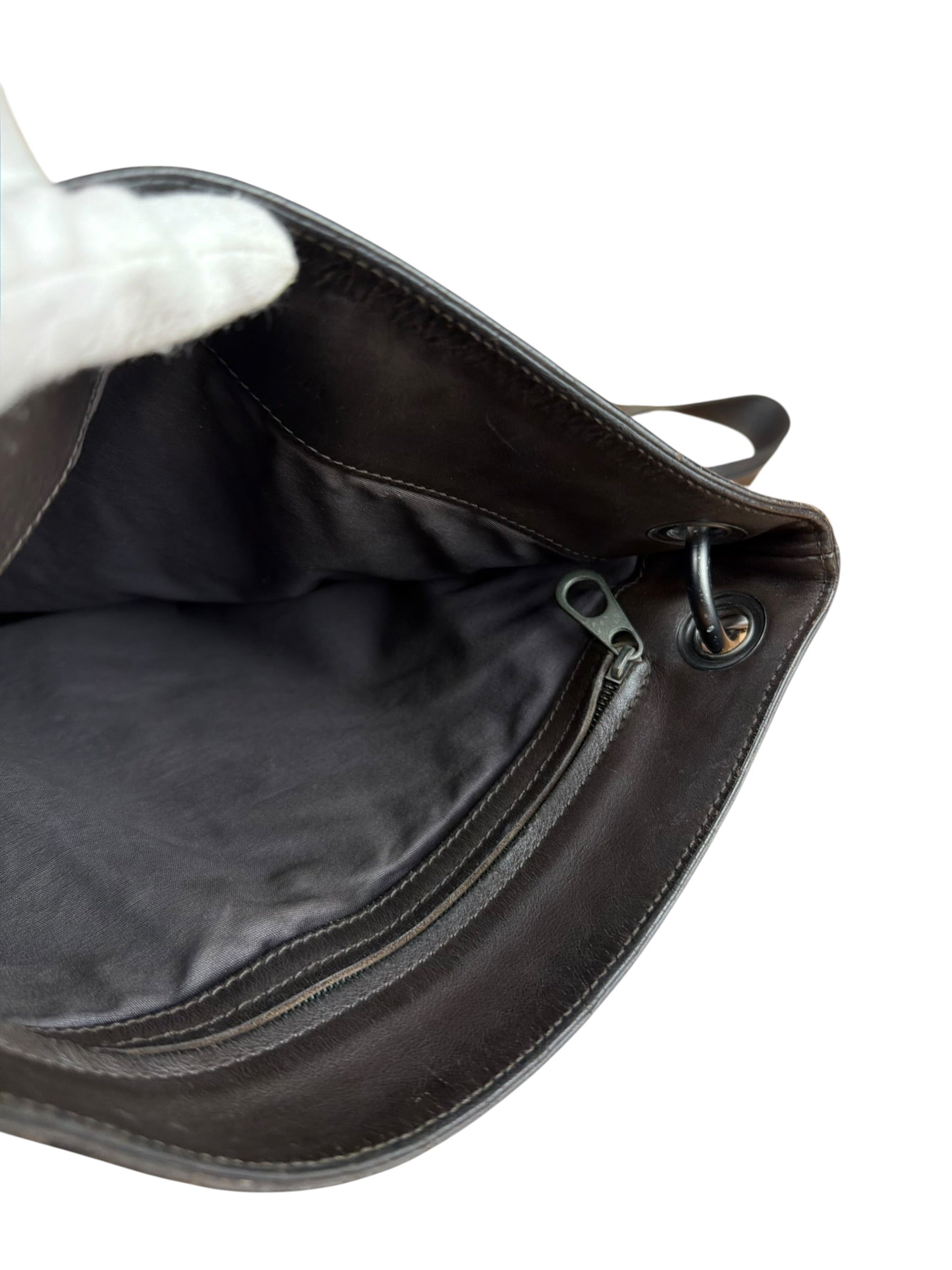 Bottega Veneta Brown Intrecciato Shoulder Bag