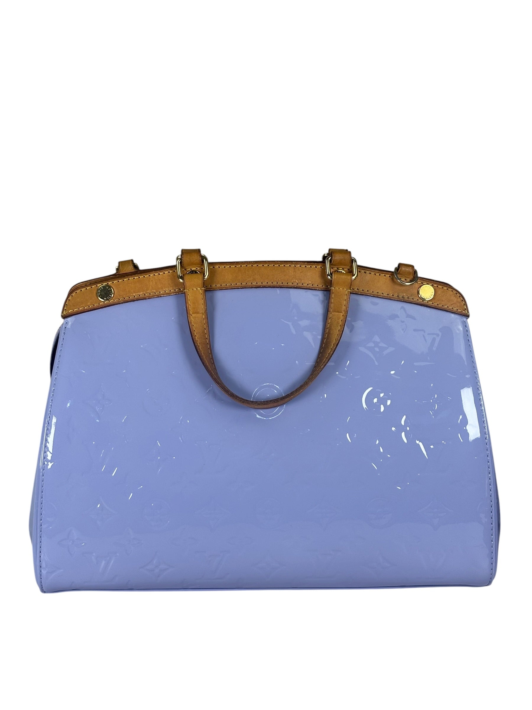 Louis Vuitton Purple Vernis Brea Two-Way Bag