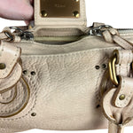 Chloe Vintage Mini Chloe Paddington Bag Beige