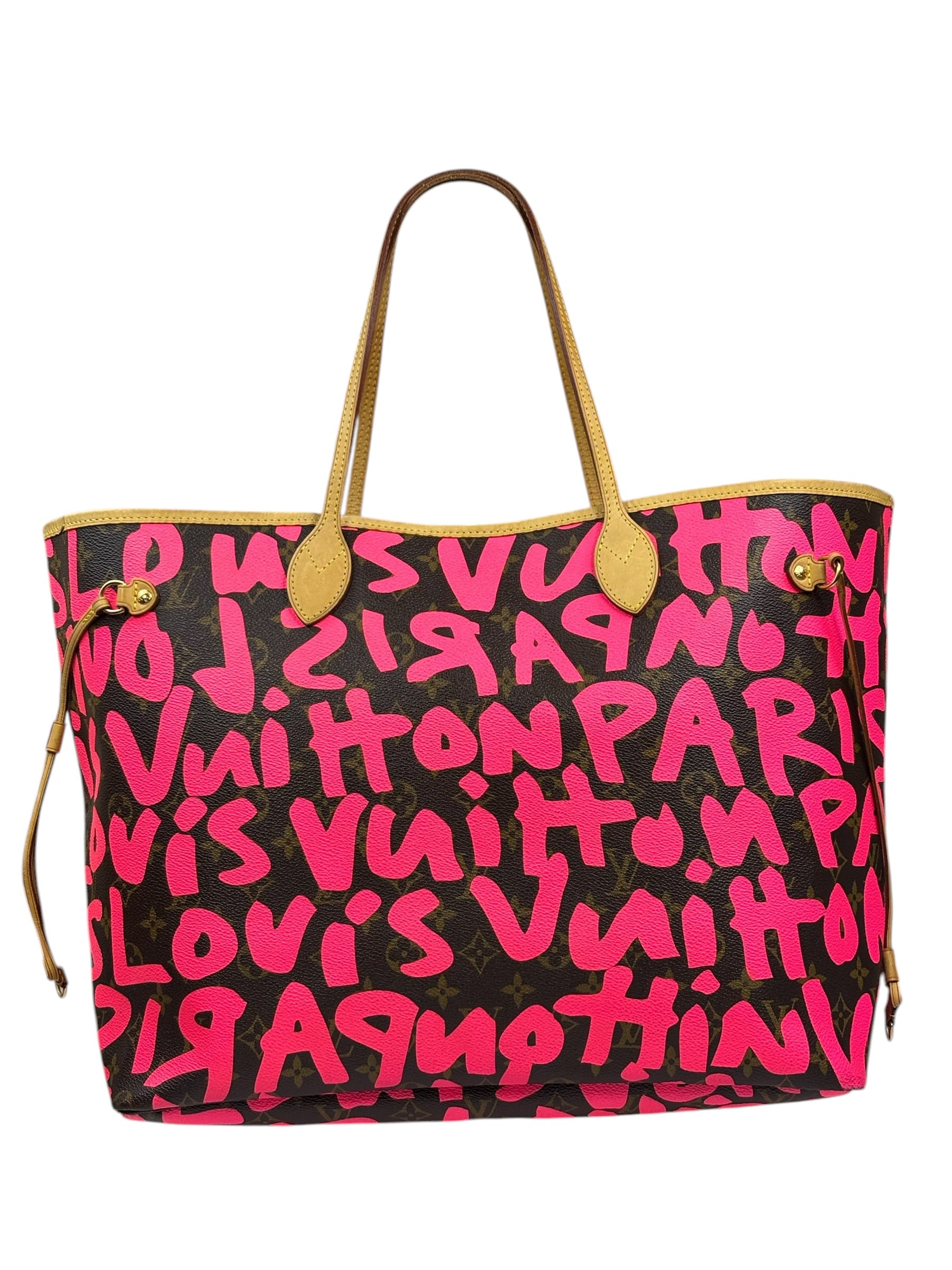 Louis Vuitton x Stephen Sprouse Graffiti Pink/Brown Monogram Neverfull GM
