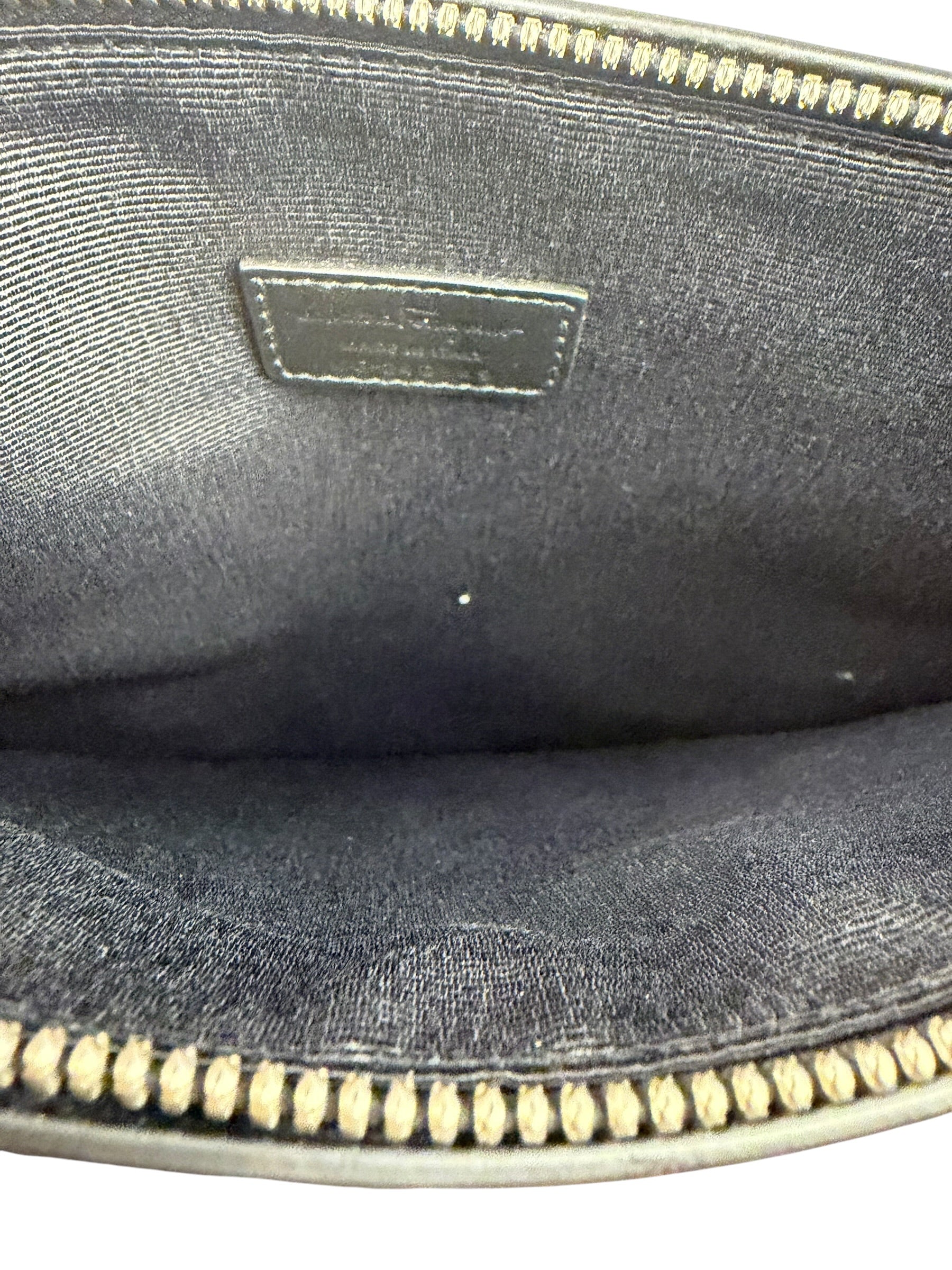 Salvatore Ferragamo Bicolor Leather Clutch