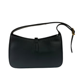 Yves Saint Laurent Black Leather Le 5 À 7 Hobo Bag