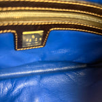 Fendi Vintage Blue Cashmere Baguette
