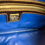 Fendi Vintage Blue Cashmere Baguette