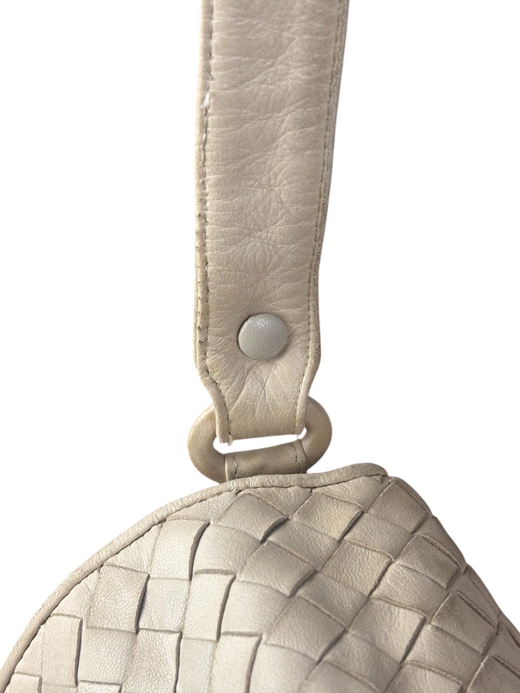Bottega Veneta Vintage Beige Intrecciato Crossbody