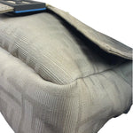 Fendi Vintage Grey Nylon Mamma Baguette Messenger Bag